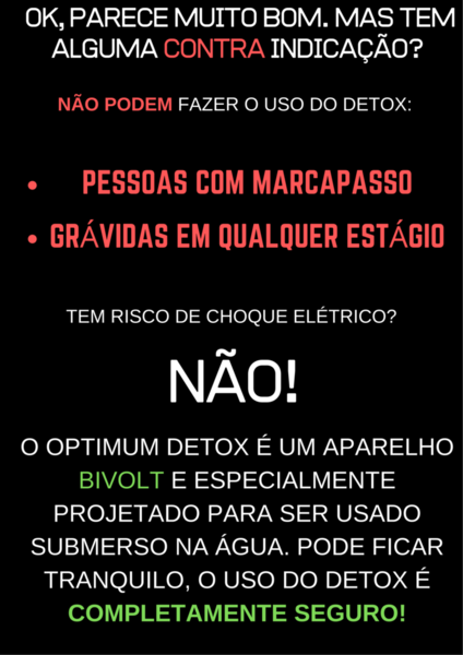 Optimum Detox – Aparelho para Limpeza do Organismo