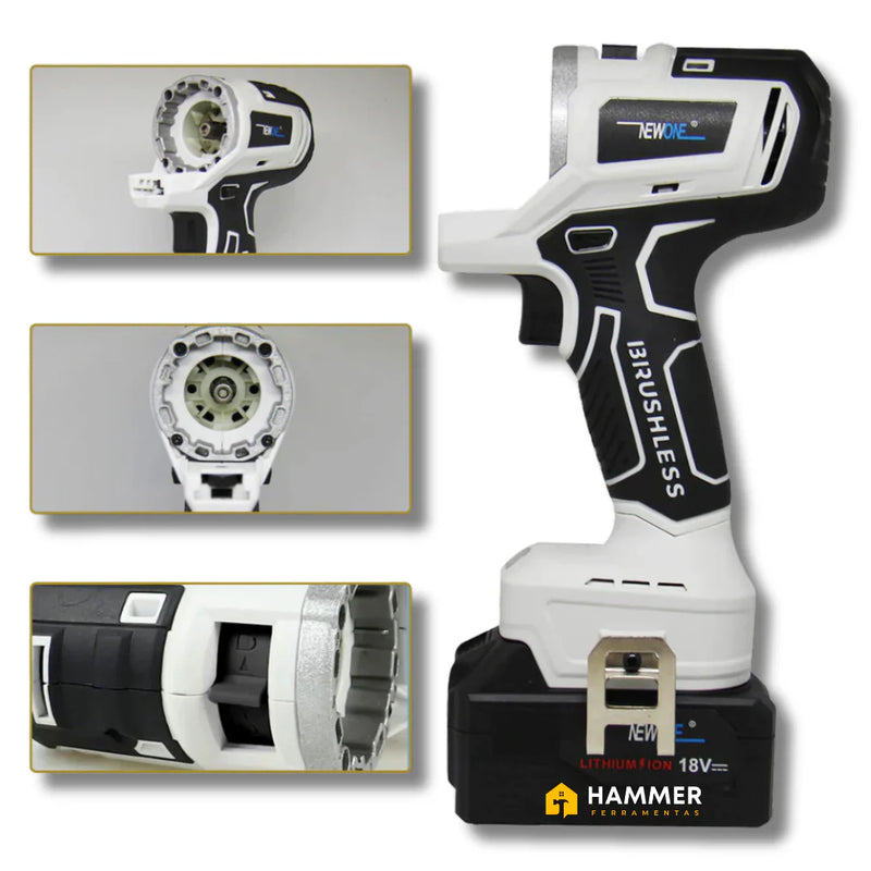 HAMMER™ - Kit Elétrico 10 em 1: Parafusadeira, Furadeira, Serra e Muito Mais [⚡OFERTA SÓ NA BLACK FRIDAY]