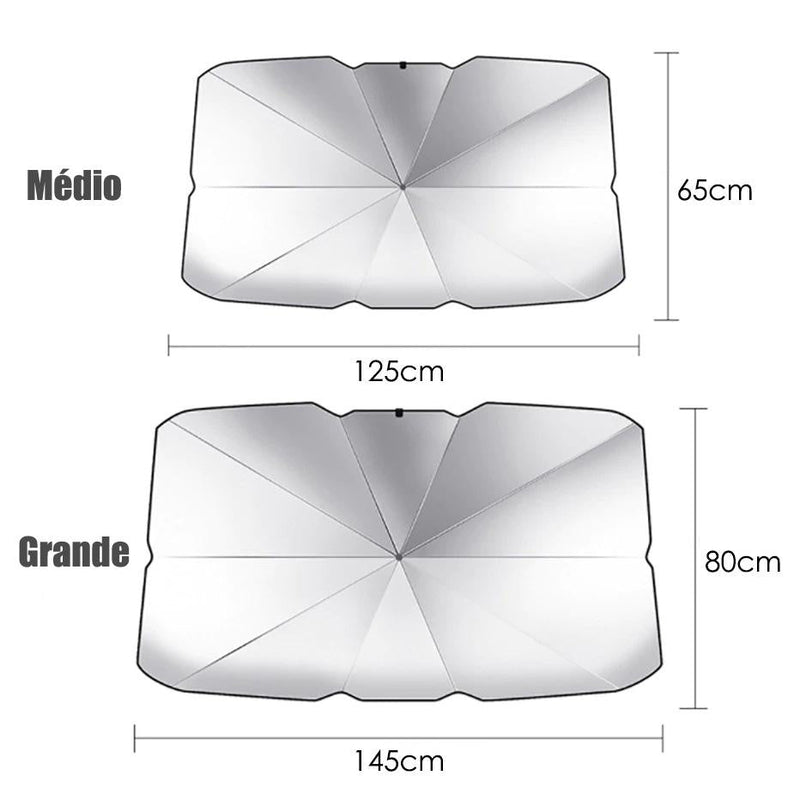 Quebra Sol Automotivo Portátil, com Proteção UV
