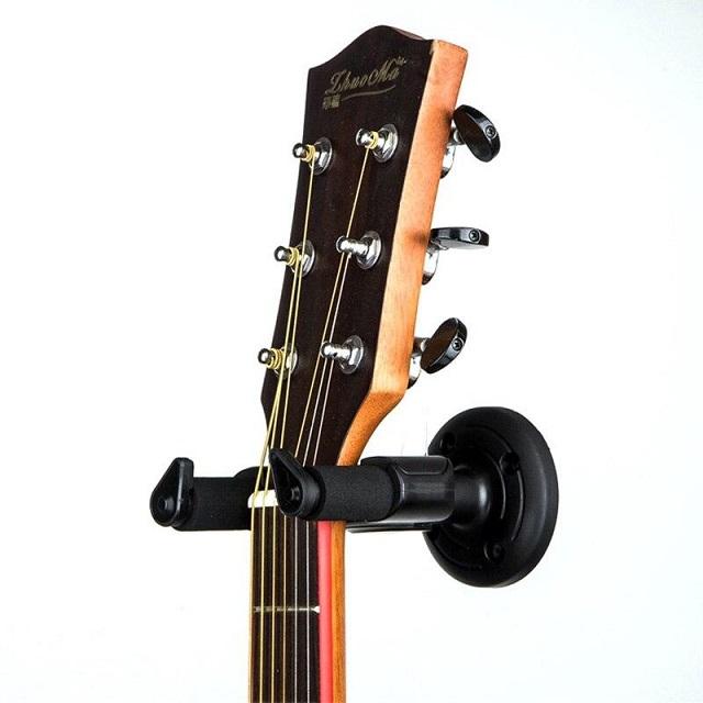 Suporte de Parede com Trava para Violão, Guitarra, Baixo