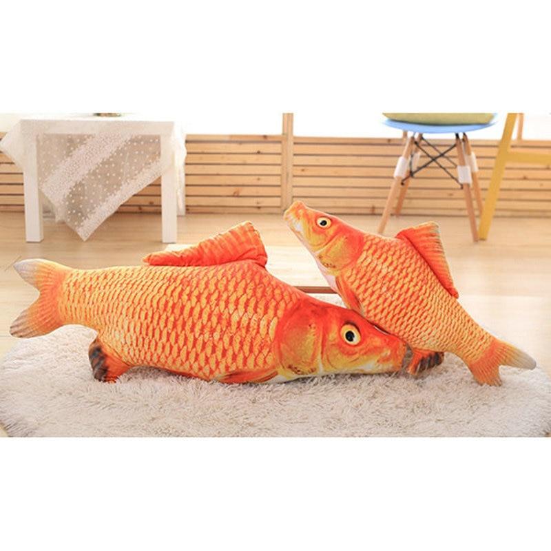 Peixe de Pelúcia 3D para Gatos