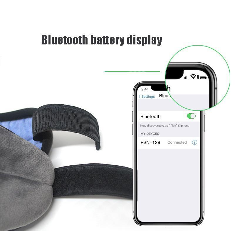 Máscara de Dormir com Fone De Ouvido Bluetooth Sono Rápido