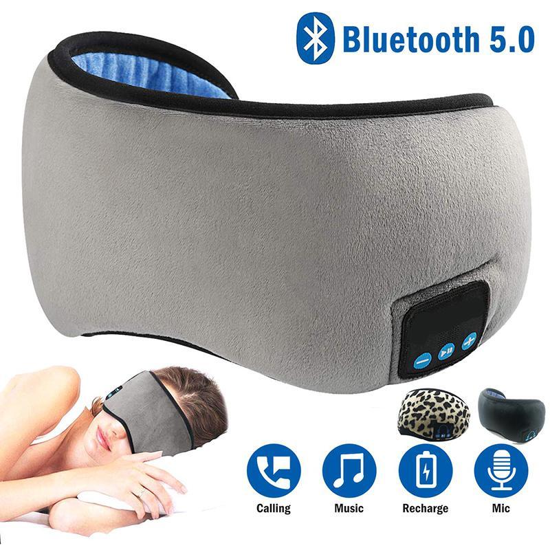 Máscara de Dormir com Fone De Ouvido Bluetooth Sono Rápido