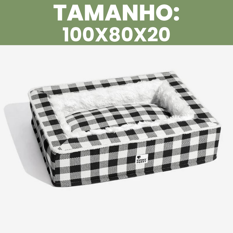 CAMINHA ACONCHEGANTE FUZZY™ - Conforto e Estilo Tartan Para seu Pet + Brinde: Anti Odor [🌟OFERTA EXCLUSIVA HOJE]