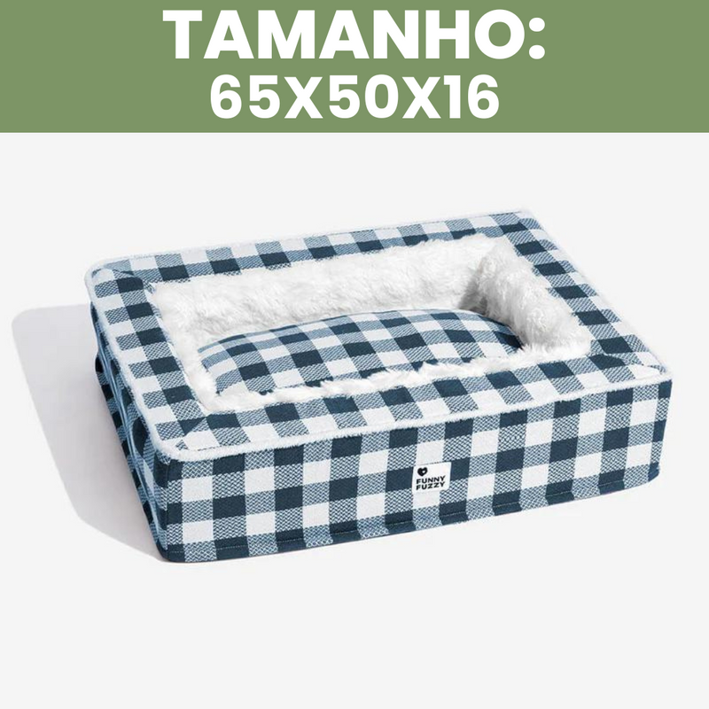 CAMINHA ACONCHEGANTE FUZZY™ - Conforto e Estilo Tartan Para seu Pet + Brinde: Anti Odor [🌟OFERTA EXCLUSIVA HOJE]