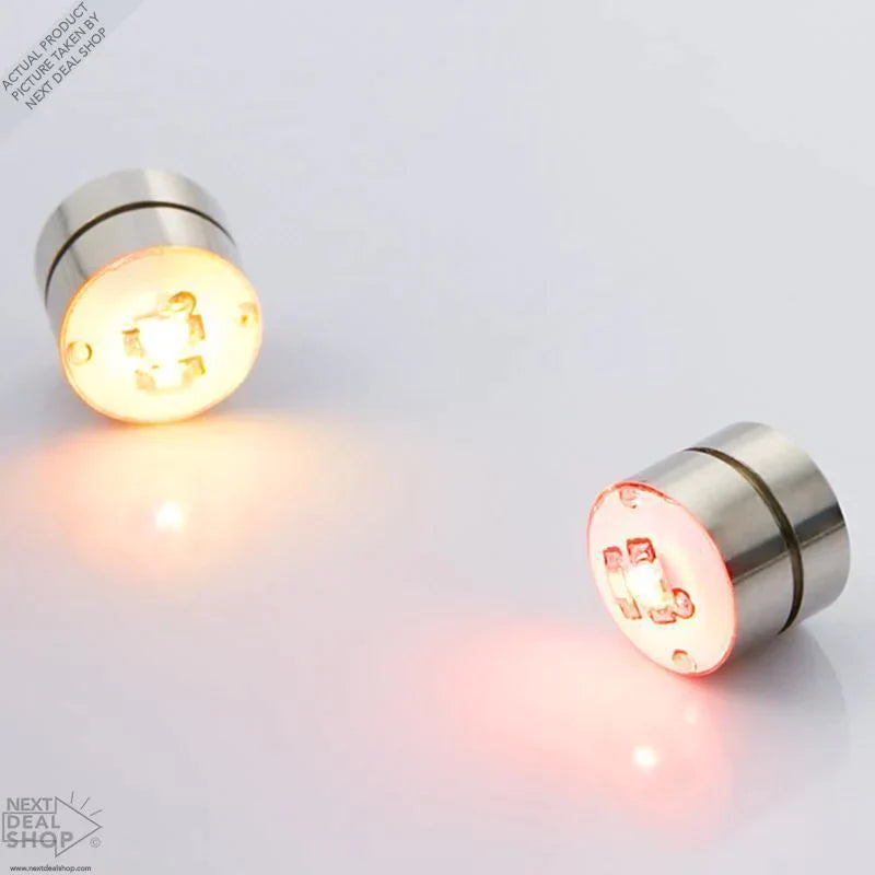 6 Pares de Brincos Magnéticos de LED