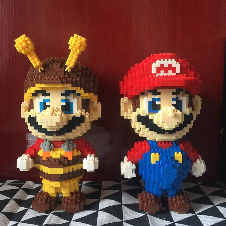 Mini blocos de Construção Super Mário Bros